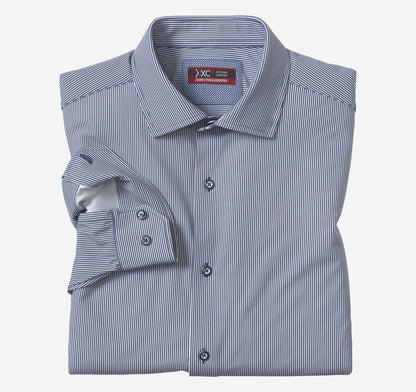 Men's XC4® Motion Long-Sleeve Dress Knit Shirt / Johnston Murphy