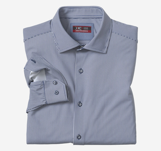 Men's XC4® Motion Long-Sleeve Dress Knit Shirt / Johnston Murphy