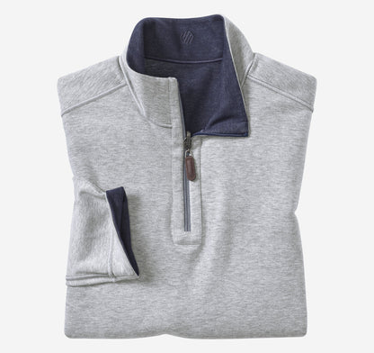 Men's Icon Reversible Solid Quarter-Zip / Johnston Murphy