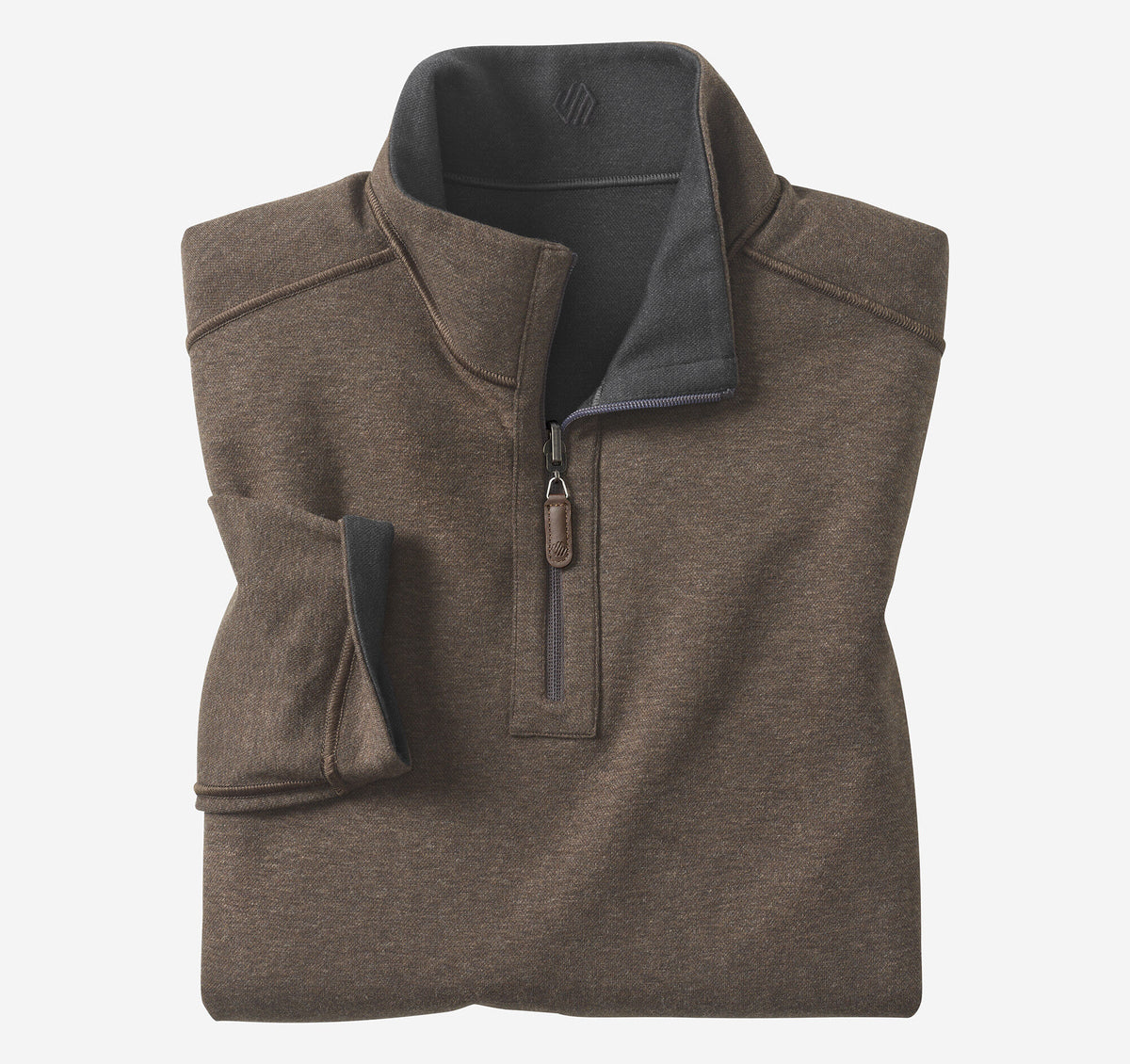 Men's Icon Reversible Solid Quarter-Zip / Johnston Murphy