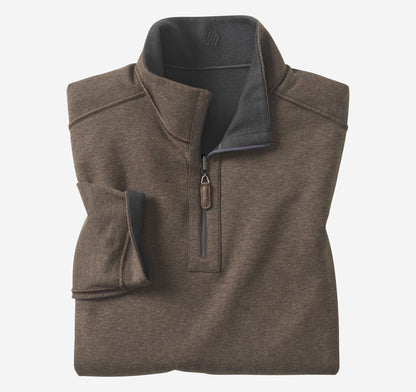 Men's Icon Reversible Solid Quarter-Zip / Johnston Murphy