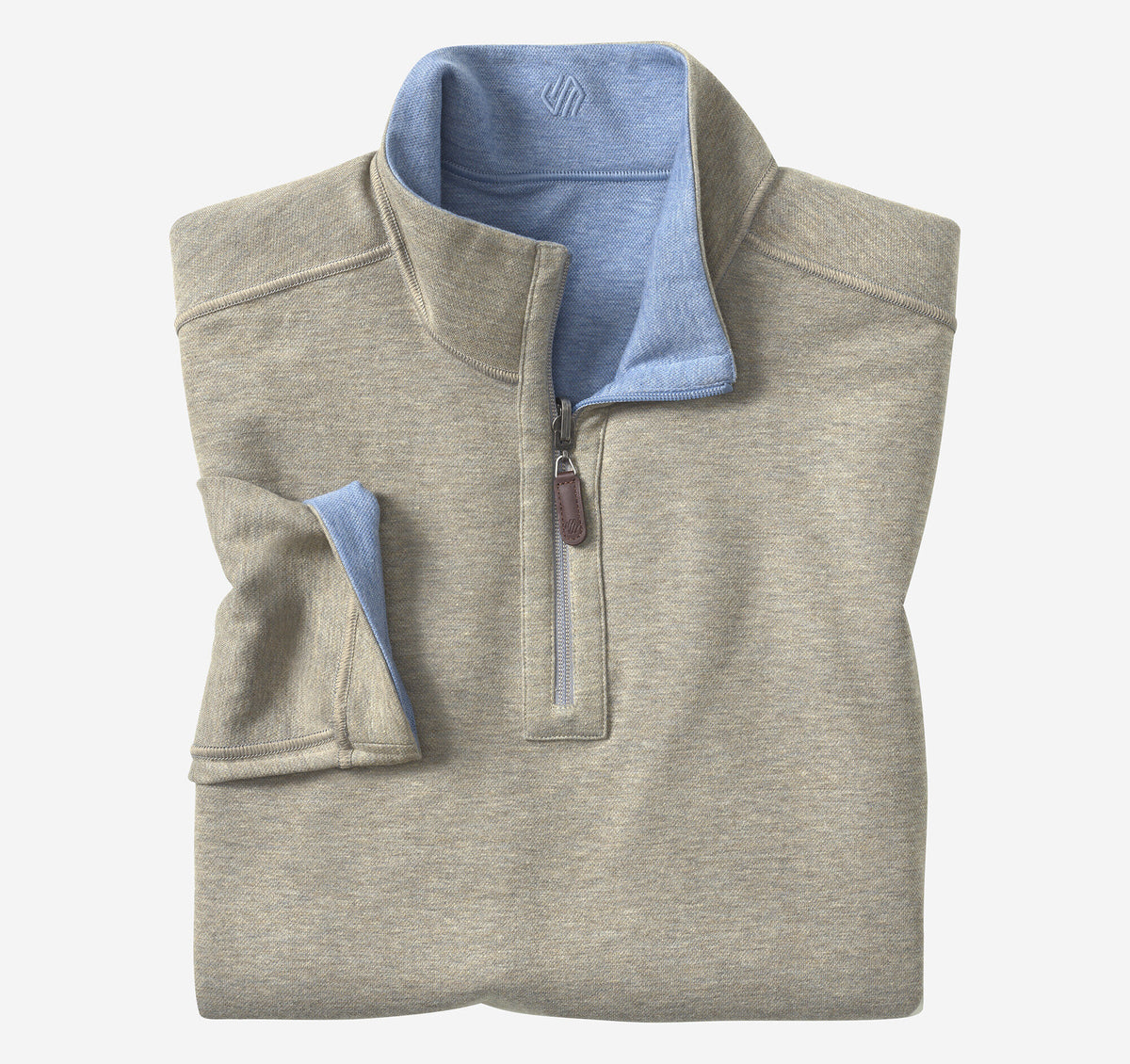 Men's Icon Reversible Solid Quarter-Zip / Johnston Murphy