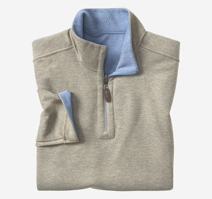 Men's Icon Reversible Solid Quarter-Zip / Johnston Murphy