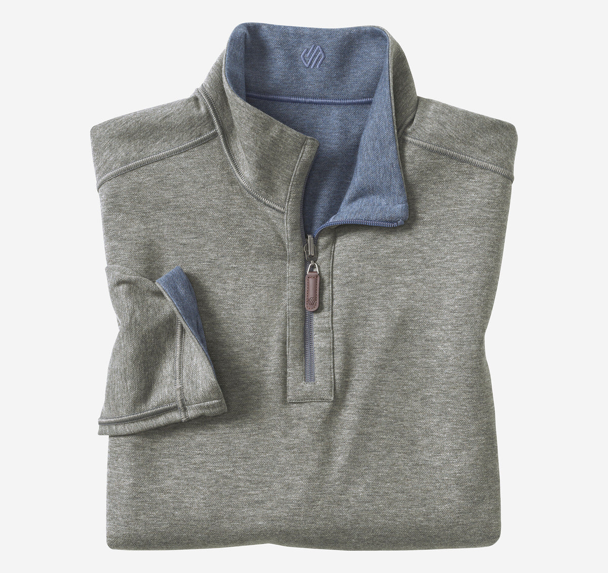 Men's Icon Reversible Solid Quarter-Zip / Johnston Murphy