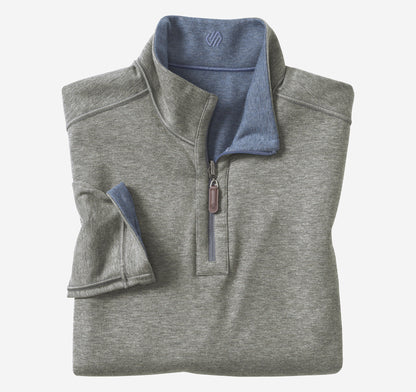 Men's Icon Reversible Solid Quarter-Zip / Johnston Murphy