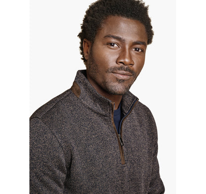 Men's Marled Quarter-Zip / Johnston Murphy
