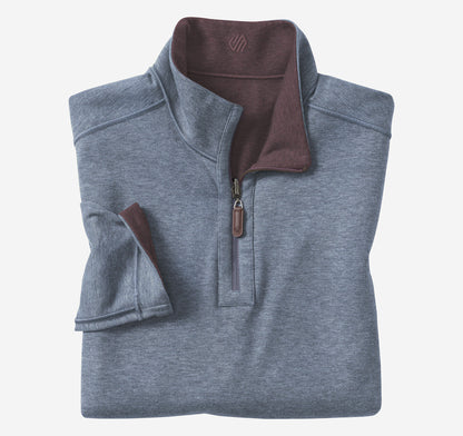 Men's Icon Reversible Solid Quarter-Zip / Johnston Murphy