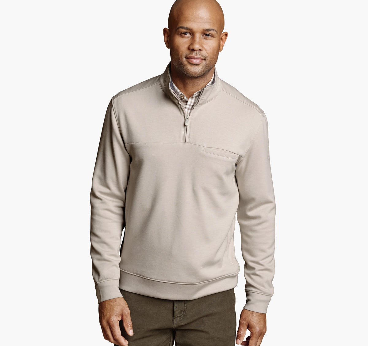 Men's Essential Quarter-Zip / Johnston Murphy