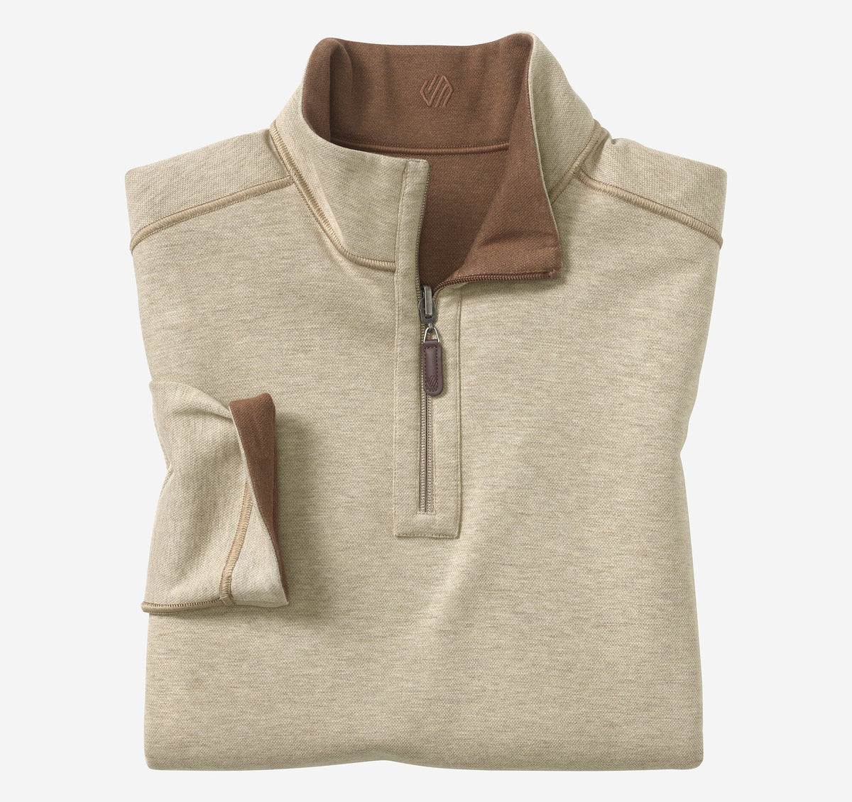 Men's Icon Reversible Solid Quarter-Zip / Johnston Murphy