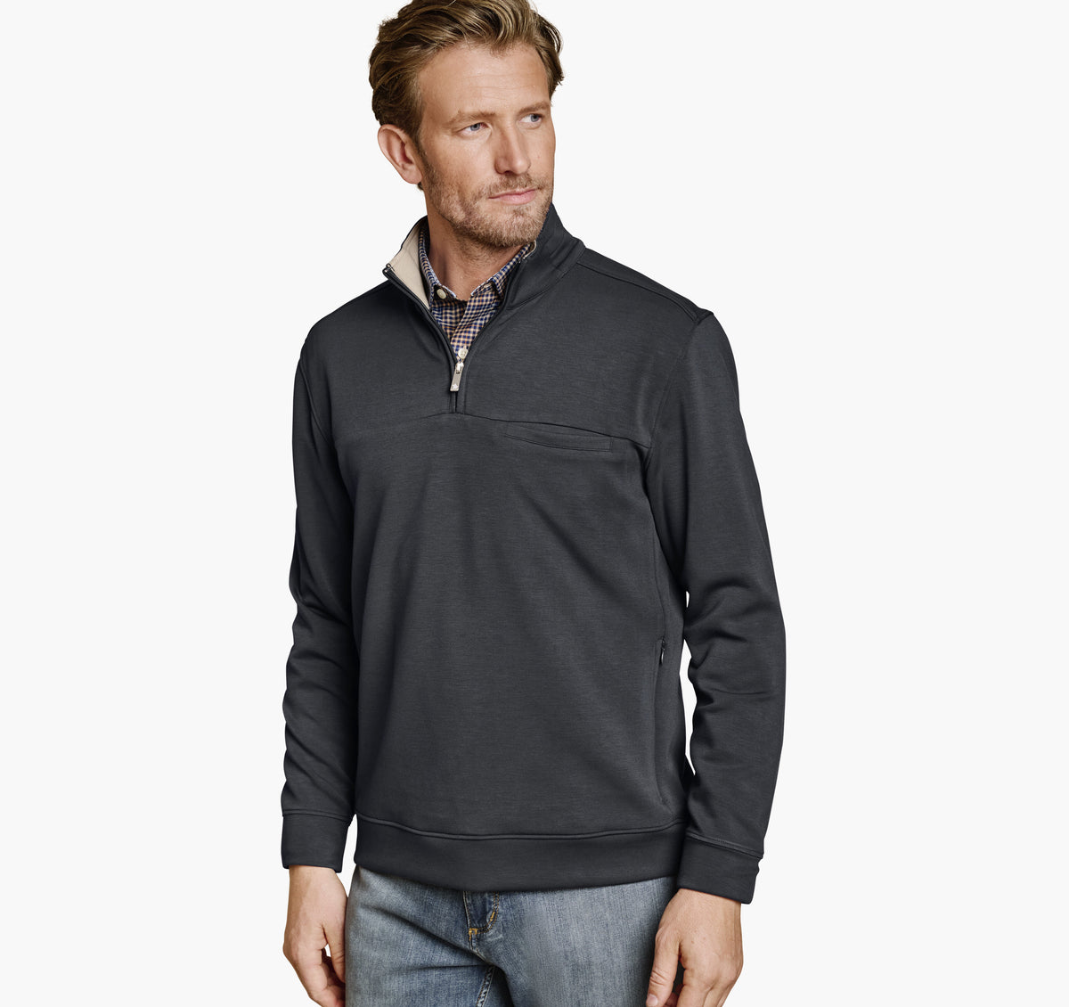 Men's Essential Quarter-Zip / Johnston Murphy