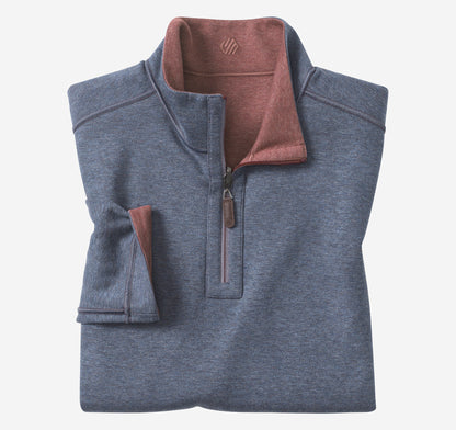 Men's Icon Reversible Solid Quarter-Zip / Johnston Murphy