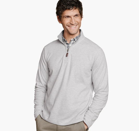 Men's Icon Reversible Solid Quarter-Zip / Johnston Murphy