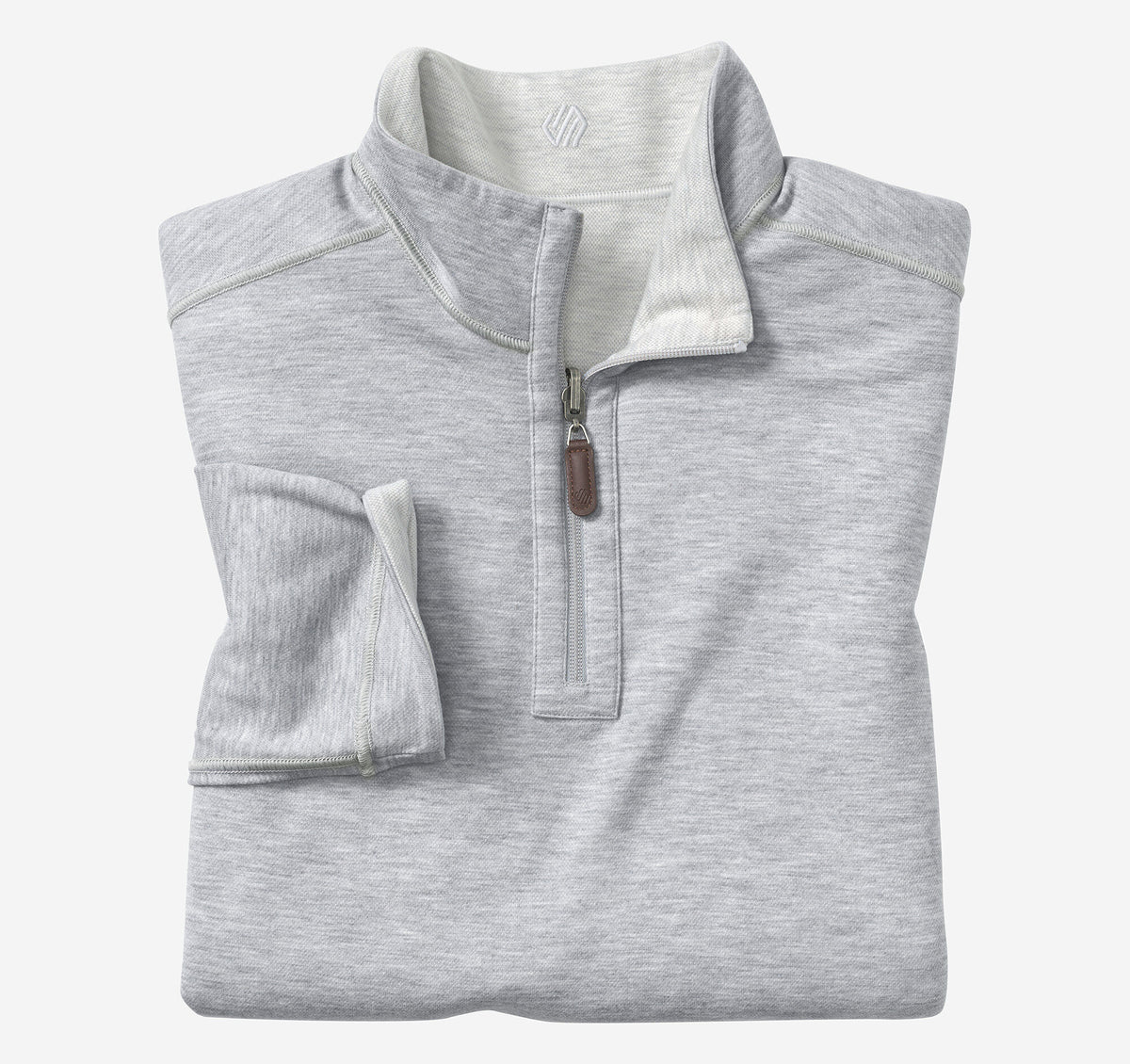 Men's Icon Reversible Solid Quarter-Zip / Johnston Murphy