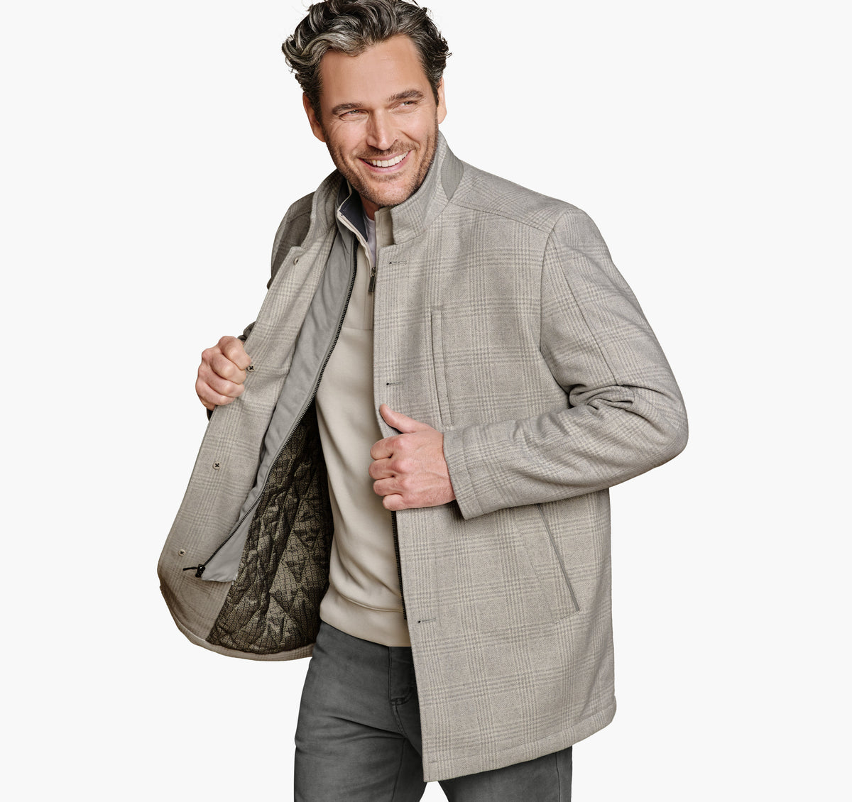 Men's Upton Car Coat / Johnston Murphy