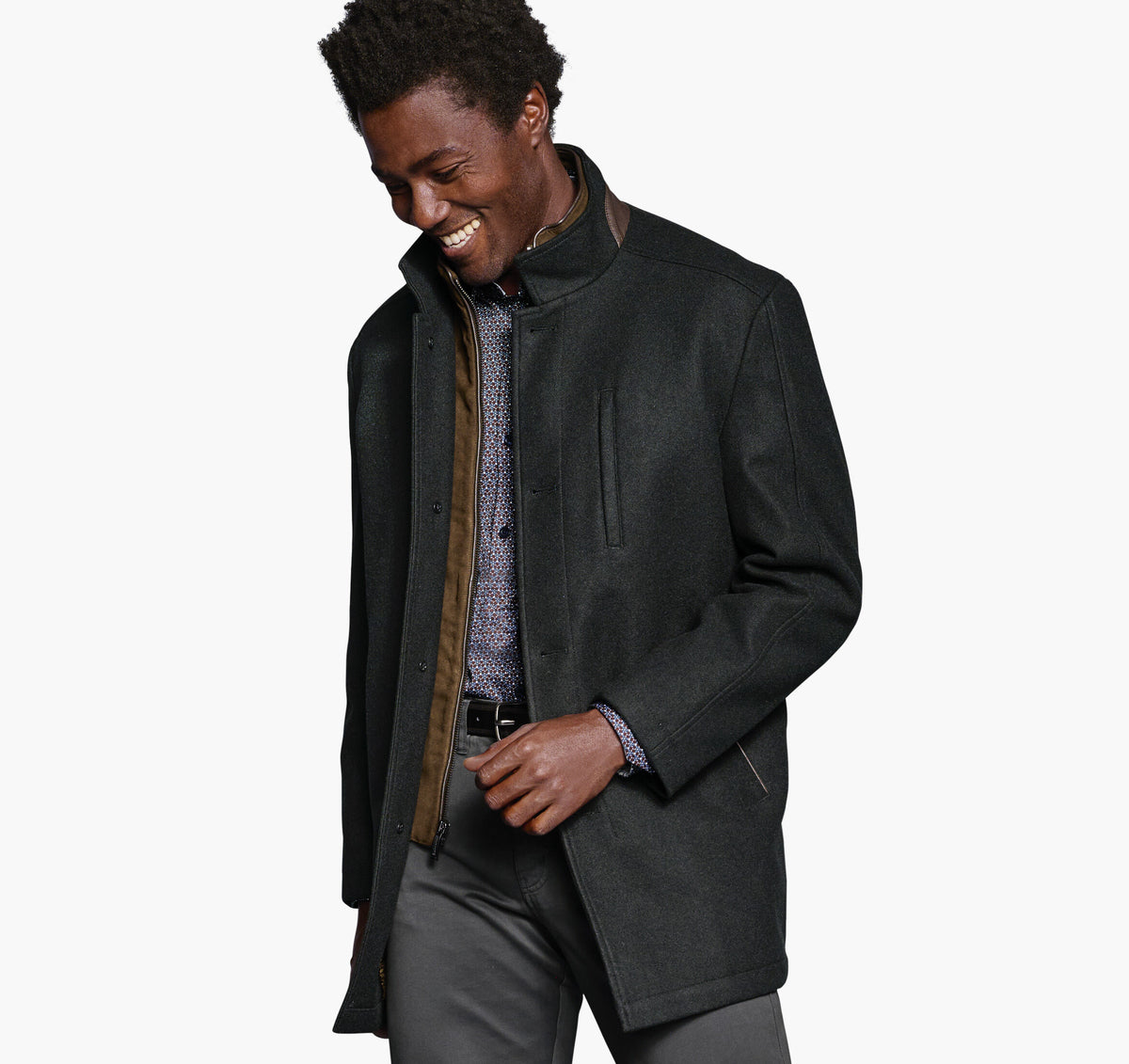 Men's Upton Car Coat / Johnston Murphy