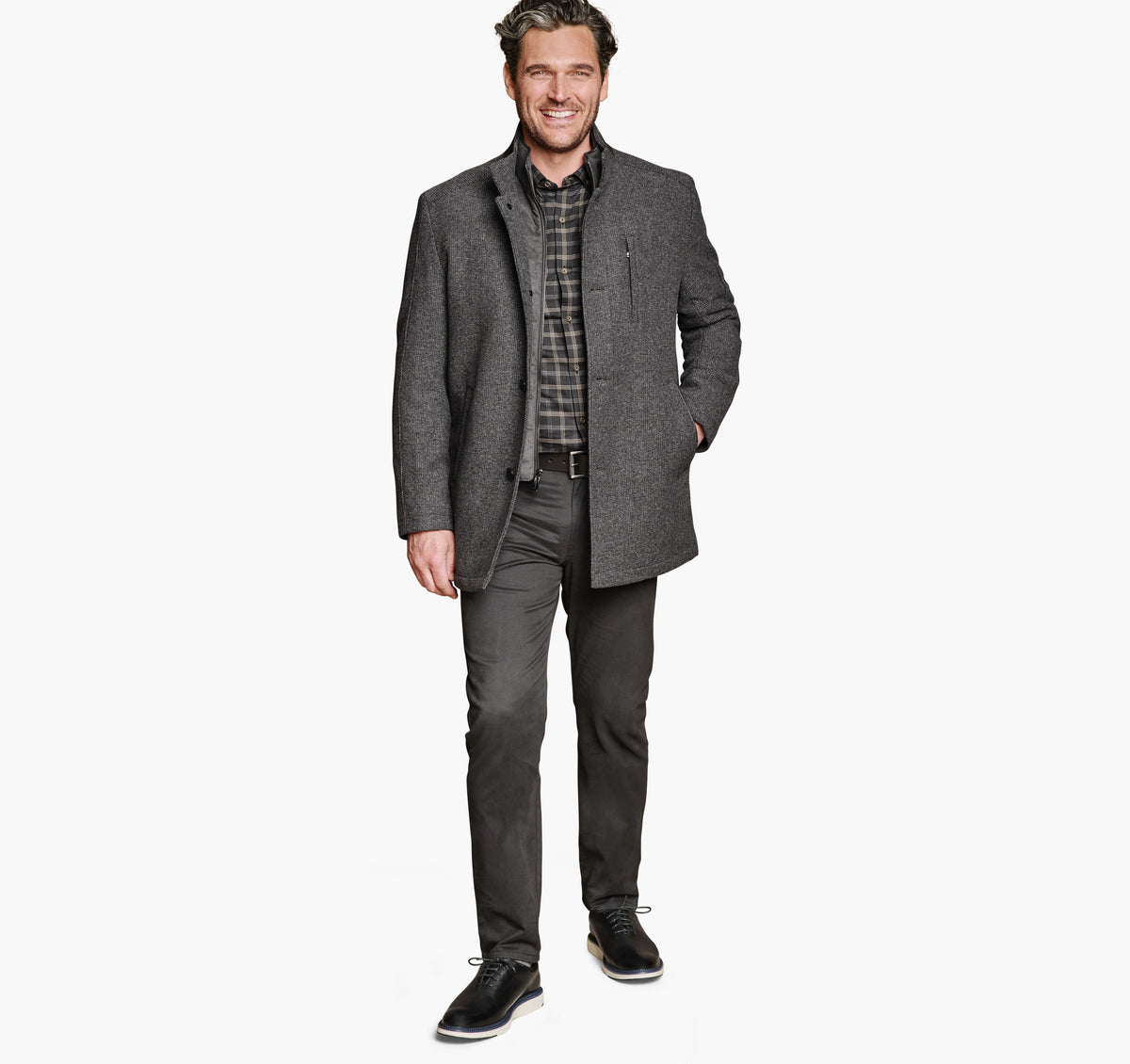 Men's Upton Car Coat / Johnston Murphy