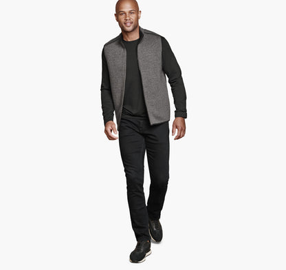 Men's Reversible Channel Quilted Vest / Johnston Murphy