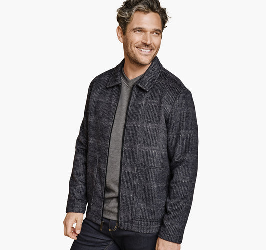 Men's Wool-Blend Shirt Jacket / Johnston Murphy