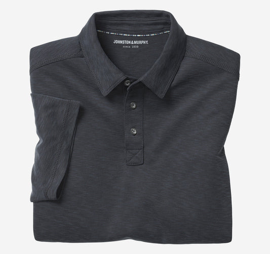 Men's Vintage Slub Polo / Johnston Murphy