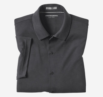 Men's Vintage Birdseye Button-Front Shirt / Johnston Murphy