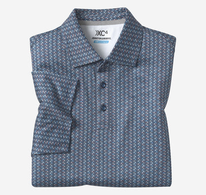 Men's XC4® Performance Print Polos + Cool Degree™ / Johnston Murphy