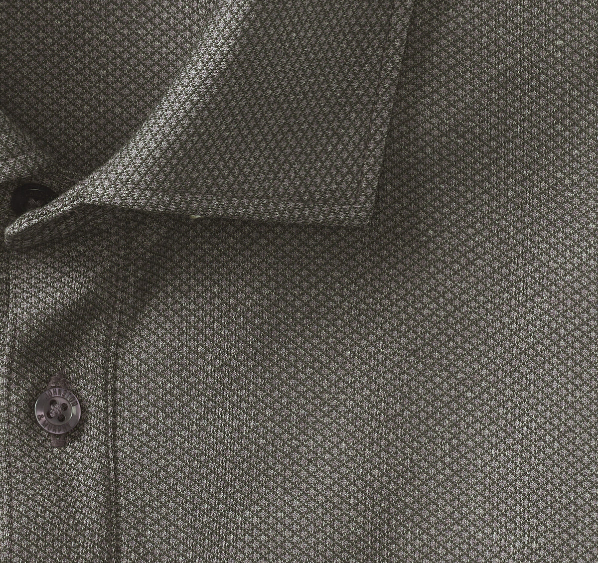 Men's Knit Jacquard Long-Sleeve Polo / Johnston Murphy