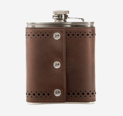 Men's Jack Daniel’s x J&M 175th Leather-Wrapped Flask / Johnston Murphy