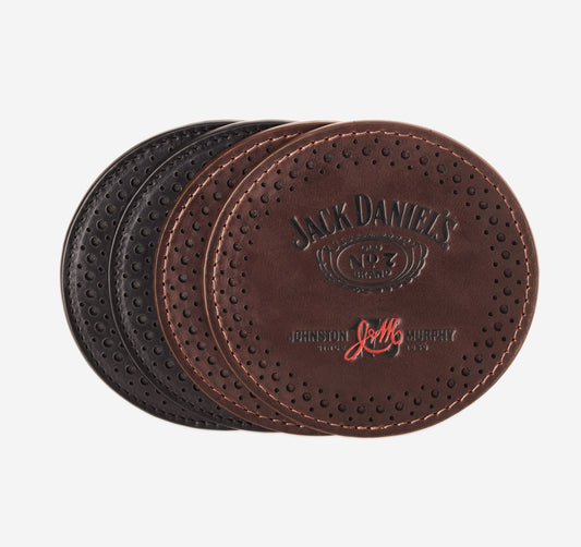 Men's Jack Daniel's x JM 175th Leather Coaster Set / Johnston Murphy