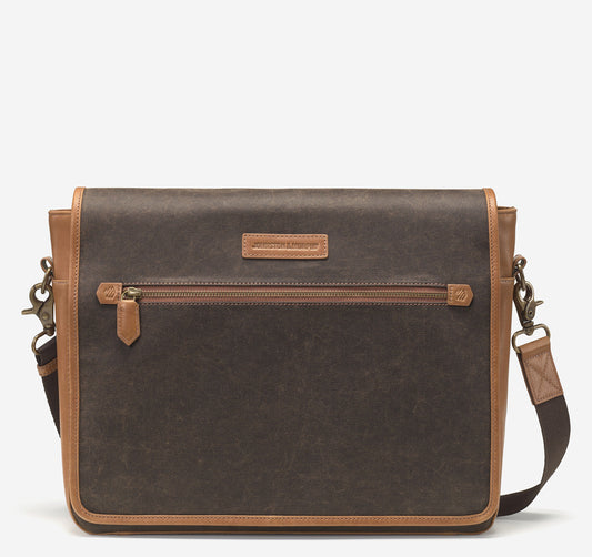 Men's Rhodes Messenger Bag / Johnston Murphy
