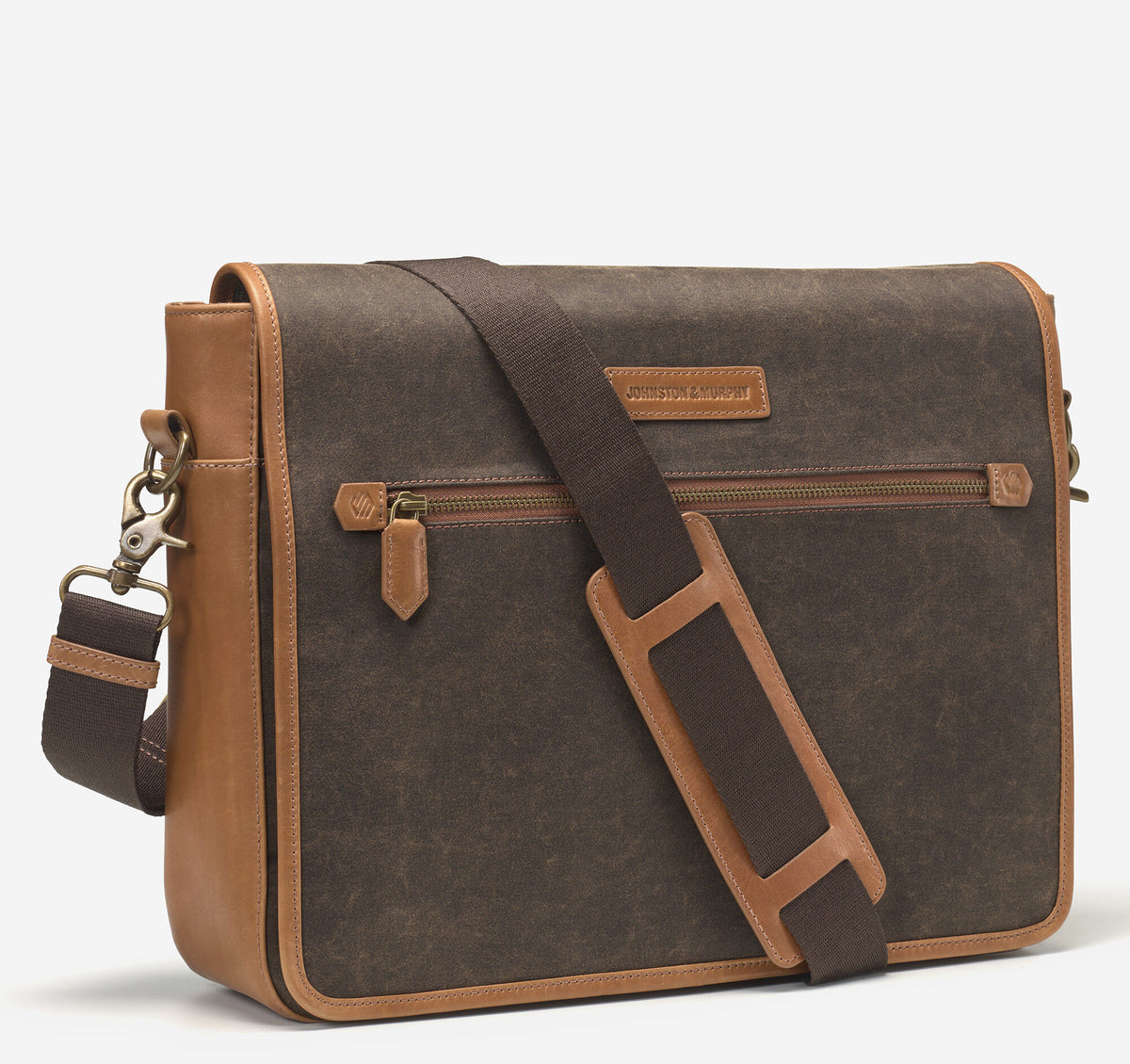 Men's Rhodes Messenger Bag / Johnston Murphy