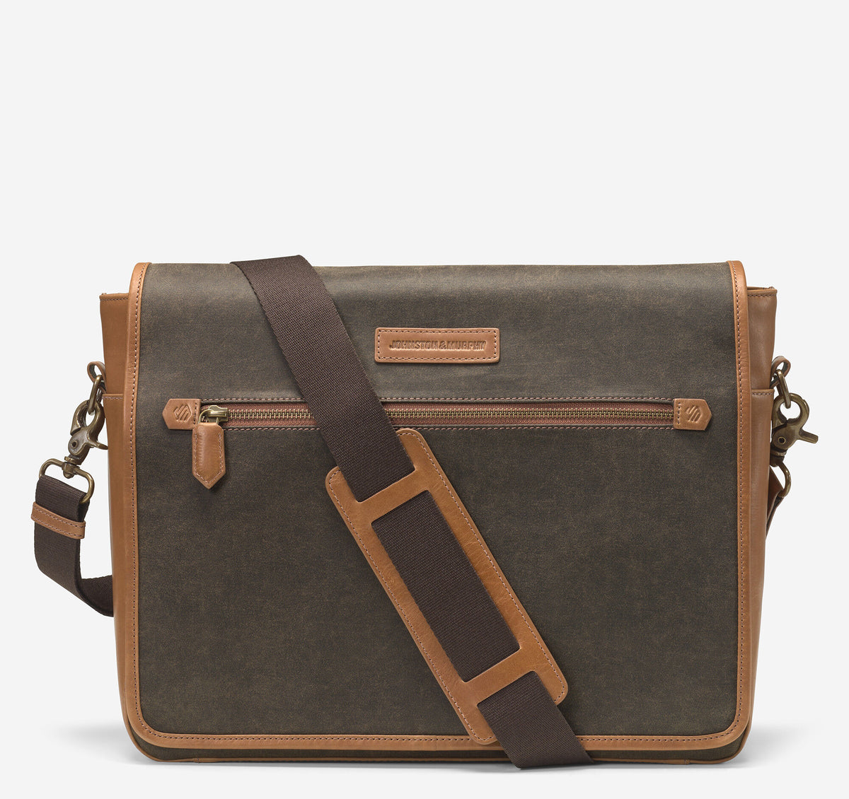 Men's Rhodes Messenger Bag / Johnston Murphy