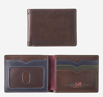 Men's 175th Anniversary Colorblocked Billfold Wallet / Johnston Murphy