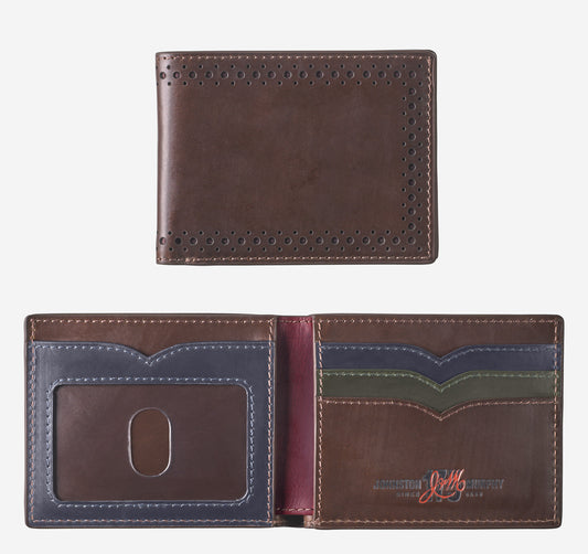 Men's 175th Anniversary Colorblocked Billfold Wallet / Johnston Murphy