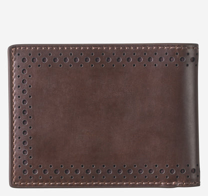 Men's 175th Anniversary Colorblocked Billfold Wallet / Johnston Murphy
