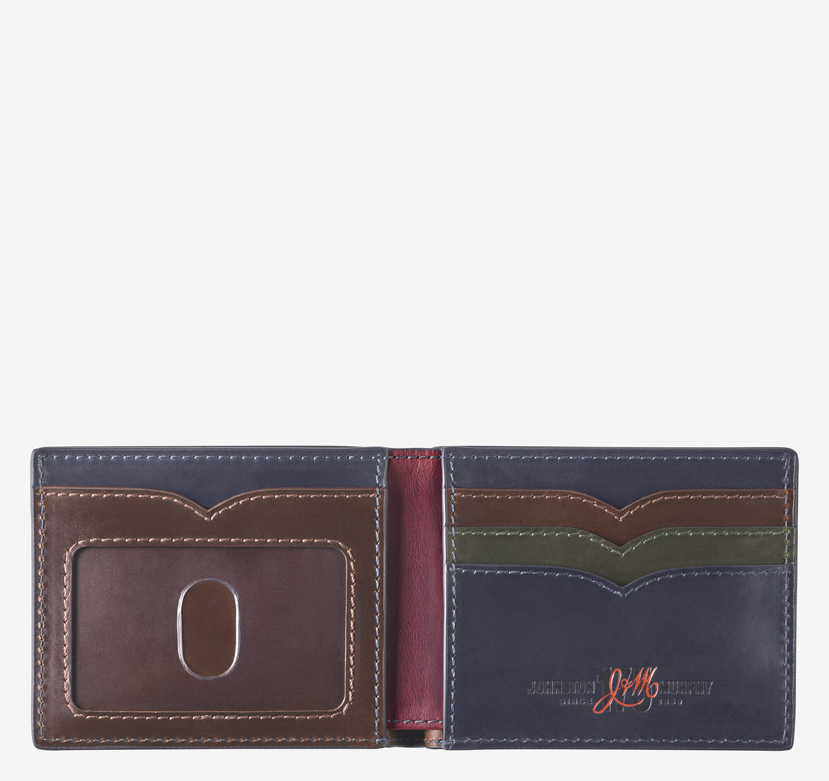 Men's 175th Anniversary Colorblocked Billfold Wallet / Johnston Murphy