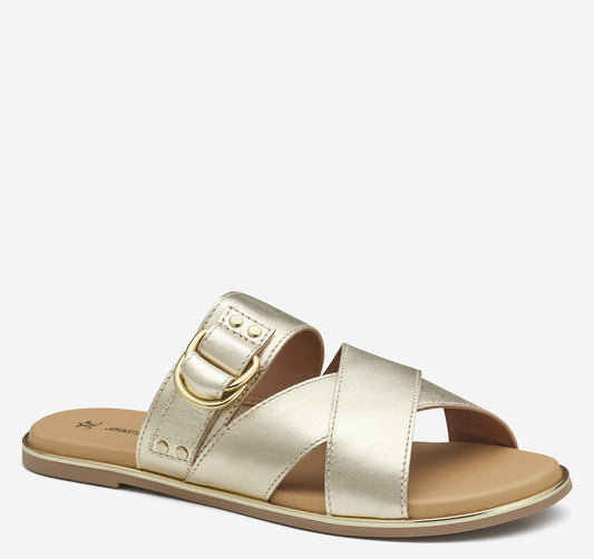 Women's Shayla Cross-Band Slide / Johnston Murphy