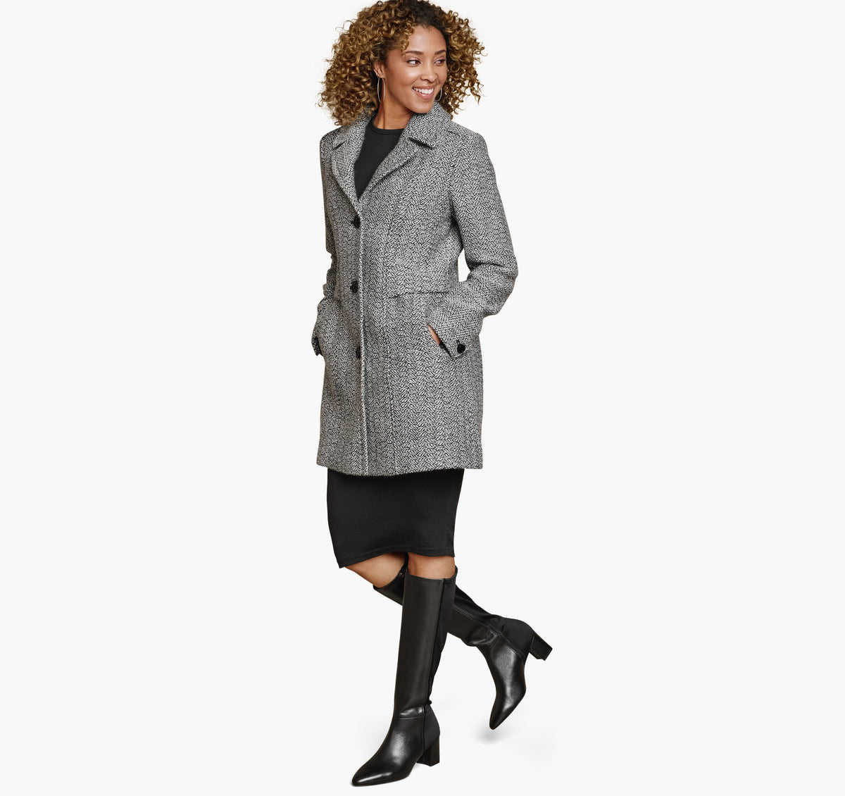 Women's Tweed Coat / Johnston Murphy