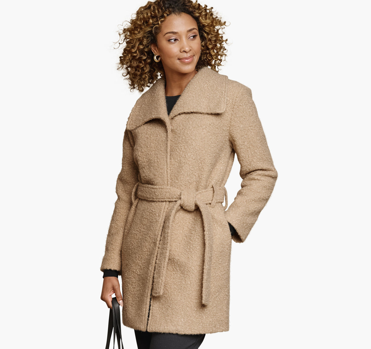 Women's Wrap Teddy Coat / Johnston Murphy