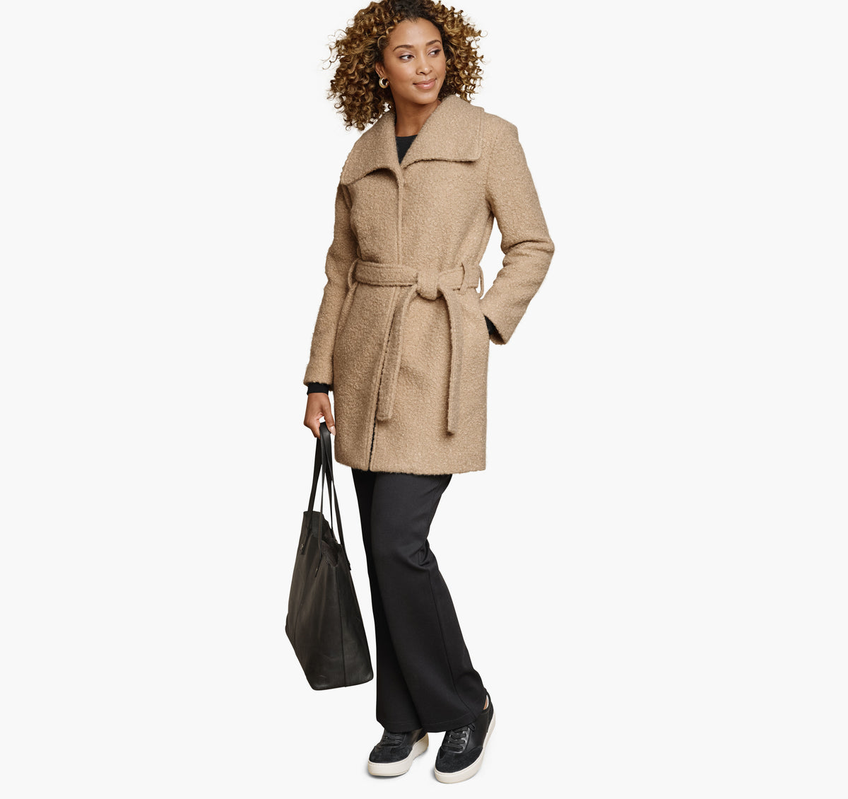 Women's Wrap Teddy Coat / Johnston Murphy