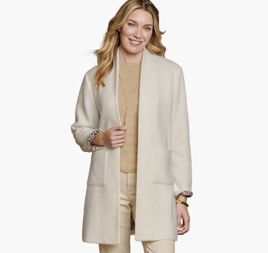 Women's Eyelash Coatigan / Johnston Murphy