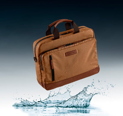 Men's Hudson Waterproof Briefcase / Johnston Murphy