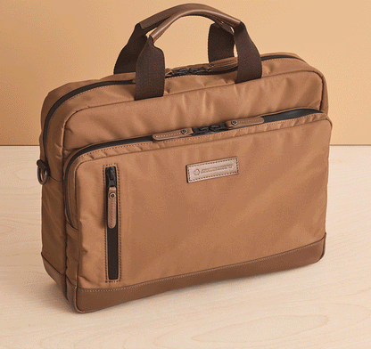 Men's Hudson Waterproof Briefcase / Johnston Murphy