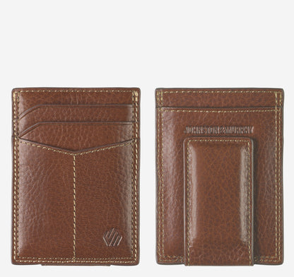 Men's Double-Contrast Stitch Front Pocket Wallet / Johnston Murphy