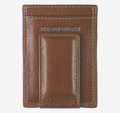 Men's Double-Contrast Stitch Front Pocket Wallet / Johnston Murphy