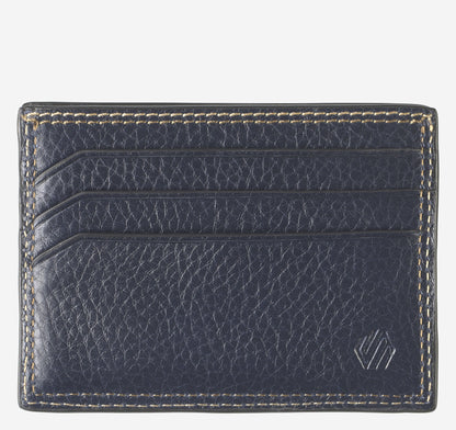 Men's Double Contrast Stitch Weekender Card Wallet / Johnston Murphy