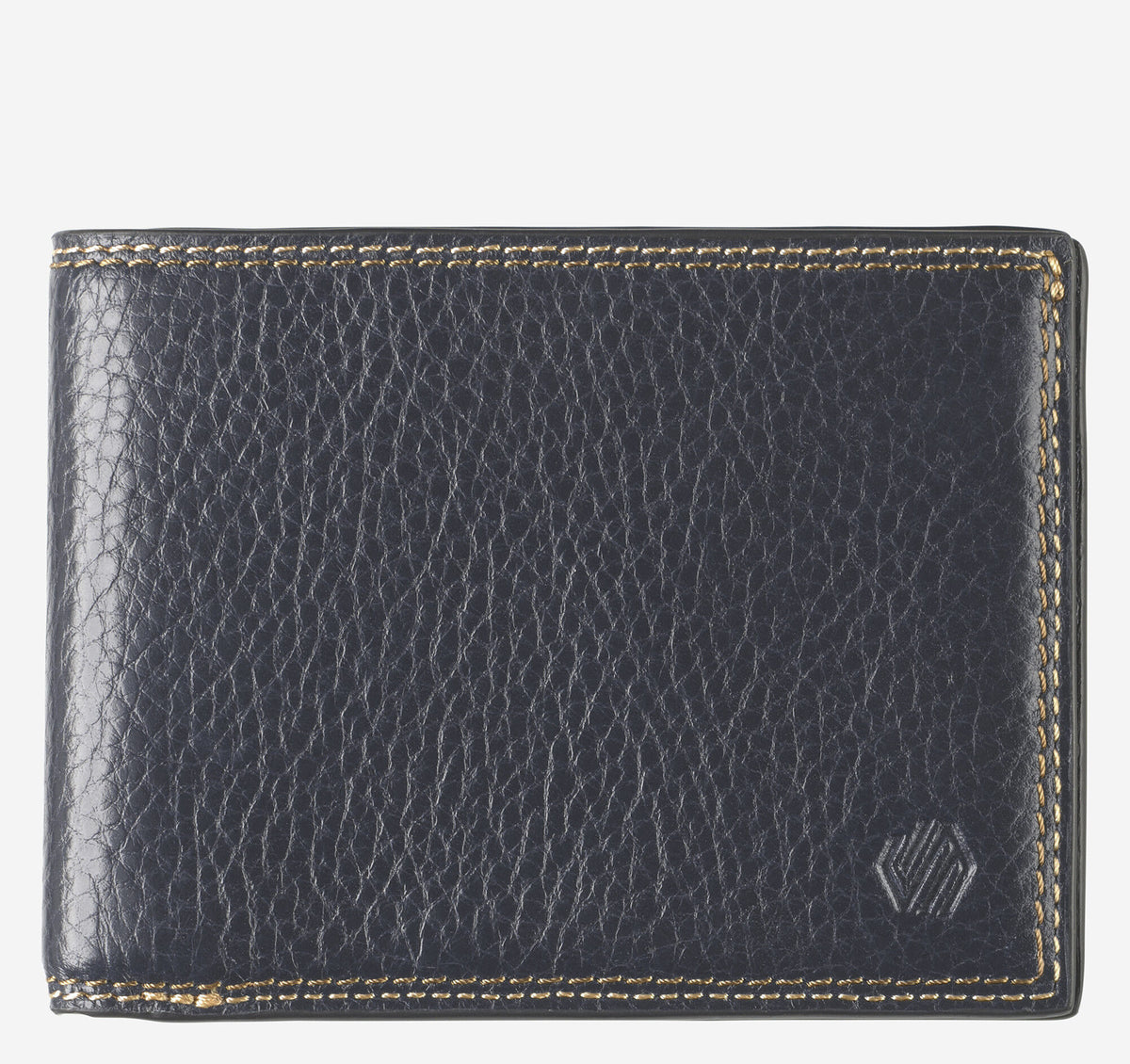 Men's Double Contrast Stitch Billfold Wallet / Johnston Murphy