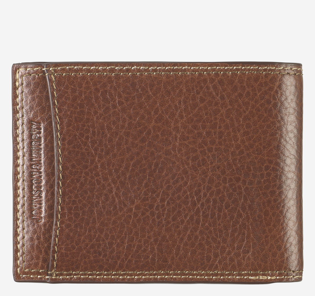 Men's Double Contrast Stitch Billfold Wallet / Johnston Murphy