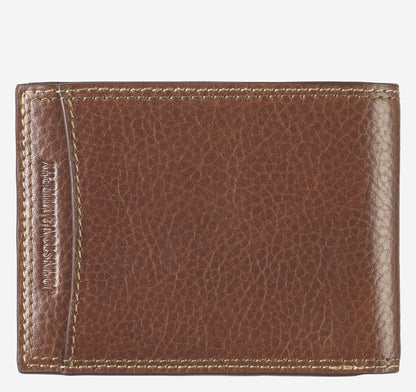 Men's Double Contrast Stitch Billfold Wallet / Johnston Murphy