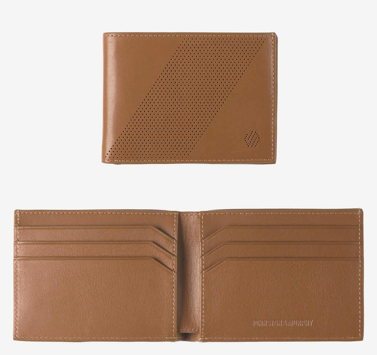 Men's Richmond Perforated Billfold Wallet / Johnston Murphy