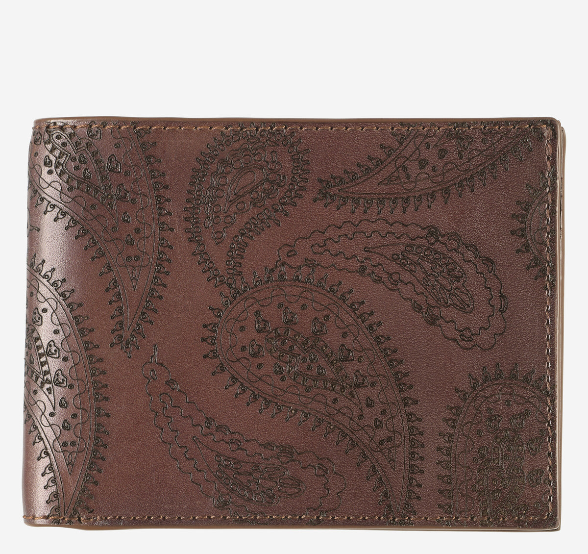 Men's Dress Paisley Billfold Wallet / Johnston Murphy